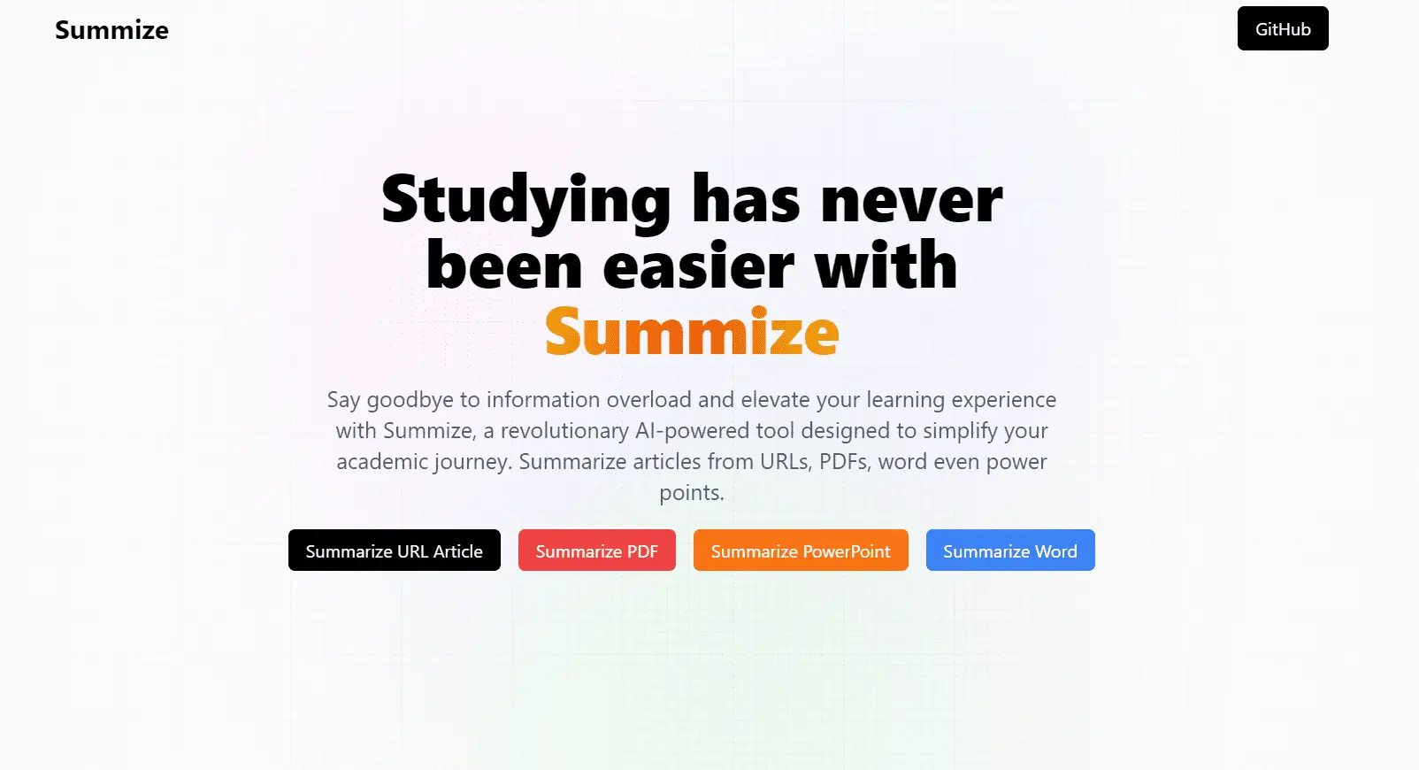 Summize AI Project